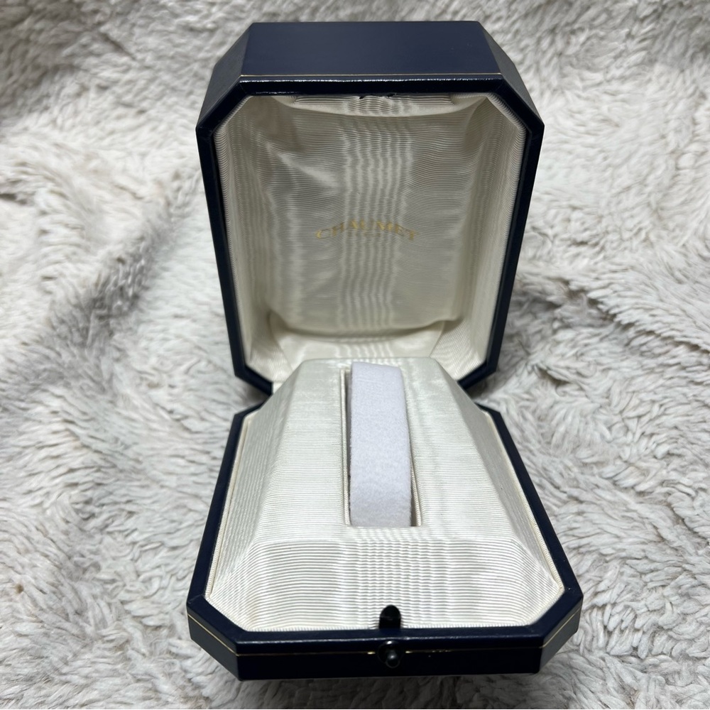CHAUMET Blue Watch Box 4.75x3.75x2.25 inches